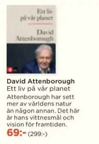 Akademibokhandeln David Attenborough erbjuda