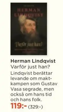 Akademibokhandeln Herman Lindqvist erbjuda