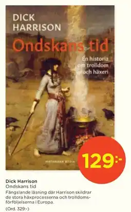 Akademibokhandeln Dick Harrison Ondskans tid erbjuda