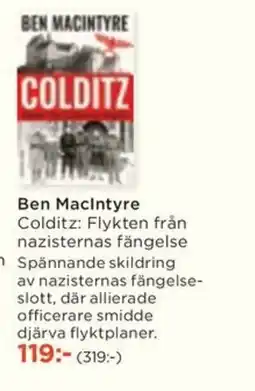 Akademibokhandeln Ben MacIntyre Colditz: Flykten från nazisternas fängelse Spännande skildring erbjuda