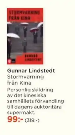 Akademibokhandeln Gunnar Lindstedt Stormvarning erbjuda