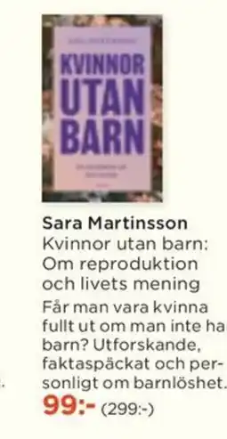 Akademibokhandeln Sara Martinsson erbjuda