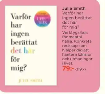 Akademibokhandeln Julie Smith Varför har erbjuda