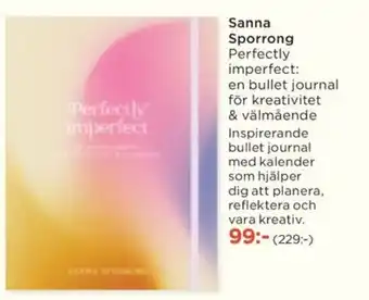 Akademibokhandeln Sanna Sporrong Perfectly imperfect: erbjuda