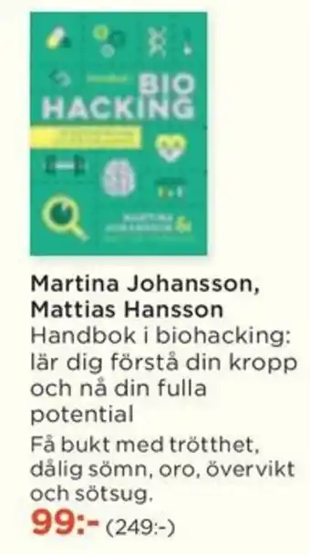 Akademibokhandeln Martina Johansson, Mattias Hansson erbjuda