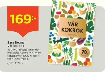 Akademibokhandeln Sara Begner Vår kokbok erbjuda