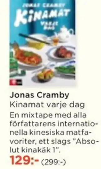 Akademibokhandeln Jonas Cramby Kinamat varje dag erbjuda