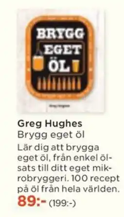 Akademibokhandeln Greg Hughes Brygg eget öl erbjuda