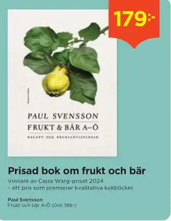 Akademibokhandeln Prisad bok om frukt och bär erbjuda