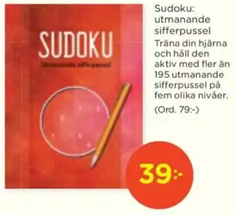 Akademibokhandeln Sudoku: utmanande sifferpussel erbjuda