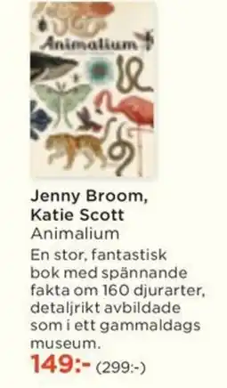 Akademibokhandeln Jenny Broom, Katie Scott Animalium erbjuda