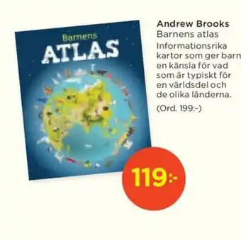 Akademibokhandeln Andrew Brooks Barnens atlas erbjuda