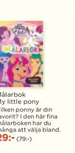 Akademibokhandeln My little pony Vilken ponny är din favorit erbjuda