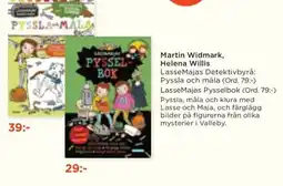 Akademibokhandeln Martin Widmark, Helena Willis erbjuda