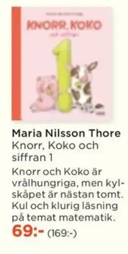 Akademibokhandeln Maria Nilsson Thore Knorr, Koko och siffran 1 erbjuda