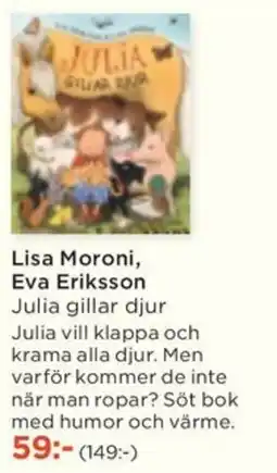 Akademibokhandeln Lisa Moroni, Eva Eriksson erbjuda