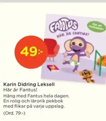 Akademibokhandeln Karin Didring Leksell Här är Fantus! erbjuda