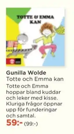 Akademibokhandeln Gunilla Wolde erbjuda