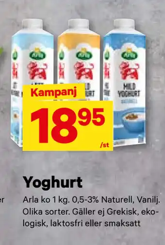 City Gross Yoghurt erbjuda