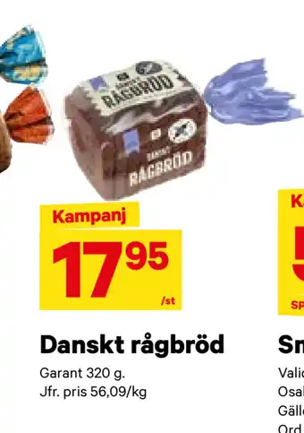 City Gross Danskt rågbröd erbjuda