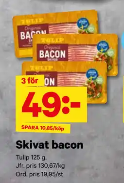 City Gross Skivat bacon erbjuda