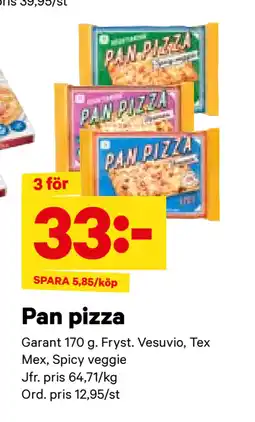 City Gross Pan pizza erbjuda