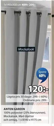 JYSK ANTEN GARDIN erbjuda