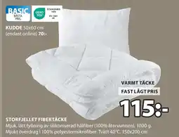 JYSK STORFJELLET FIBERTÄCKE erbjuda