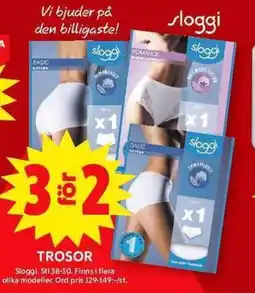 ICA Maxi Sloggi Trosor erbjuda