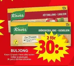 ICA Maxi KNORR Buljong erbjuda