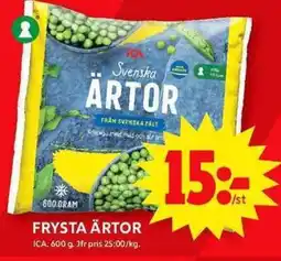 ICA Maxi ICA Frysta ärtor erbjuda