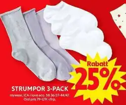 ICA Maxi Strumpor erbjuda