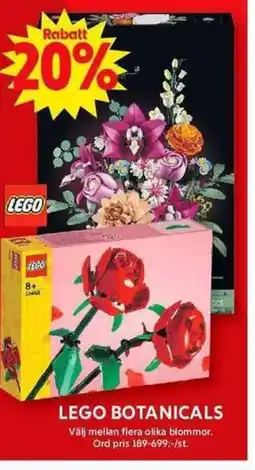 ICA Maxi LEGO Botanicals erbjuda