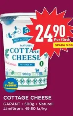 Willys GARANT Cottage cheese erbjuda