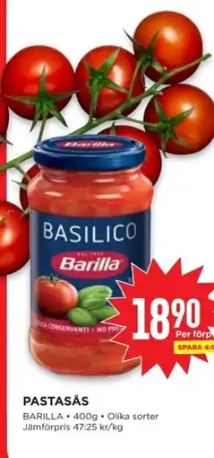 Willys BARILLA Pastasås erbjuda