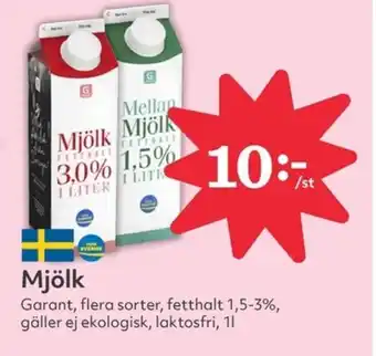 Hemköp GARANT Mjölk erbjuda