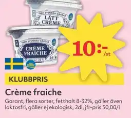 Hemköp GARANT Crème fraiche erbjuda