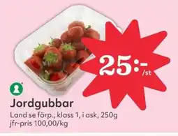 Hemköp Jordgubbar erbjuda