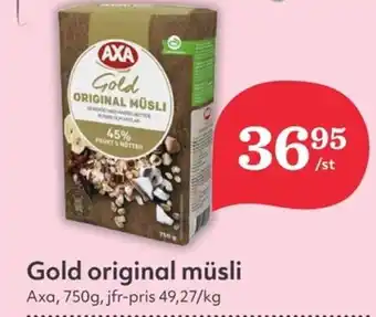 Hemköp AXA Gold original müsli erbjuda