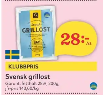 Hemköp GARANT Svensk grillost erbjuda