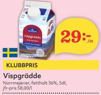 Hemköp NORRMEJERIER Vispgrädde erbjuda