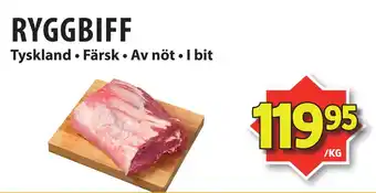 Matvärlden Tensta RYGGBIFF erbjuda