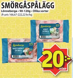 Matvärlden Tensta SMÖRGÅSPÅLÄGG erbjuda