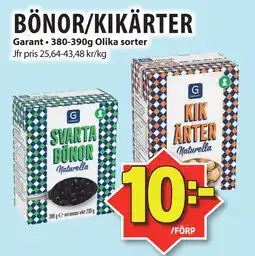 Matvärlden Tensta BÖNOR/KIKÄRTER erbjuda