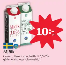 Hemköp Mjölk erbjuda