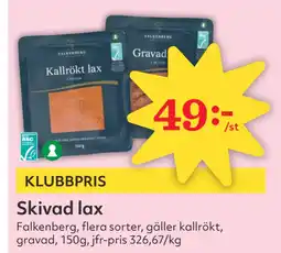 Hemköp Skivad lax erbjuda