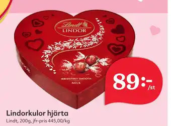 Hemköp Lindorkulor hjärta erbjuda