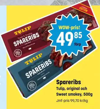 Eurocash Spareribs erbjuda