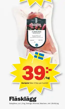 Pekås Fläsklägg erbjuda