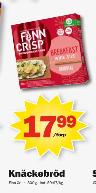 Pekås Knäckebröd erbjuda